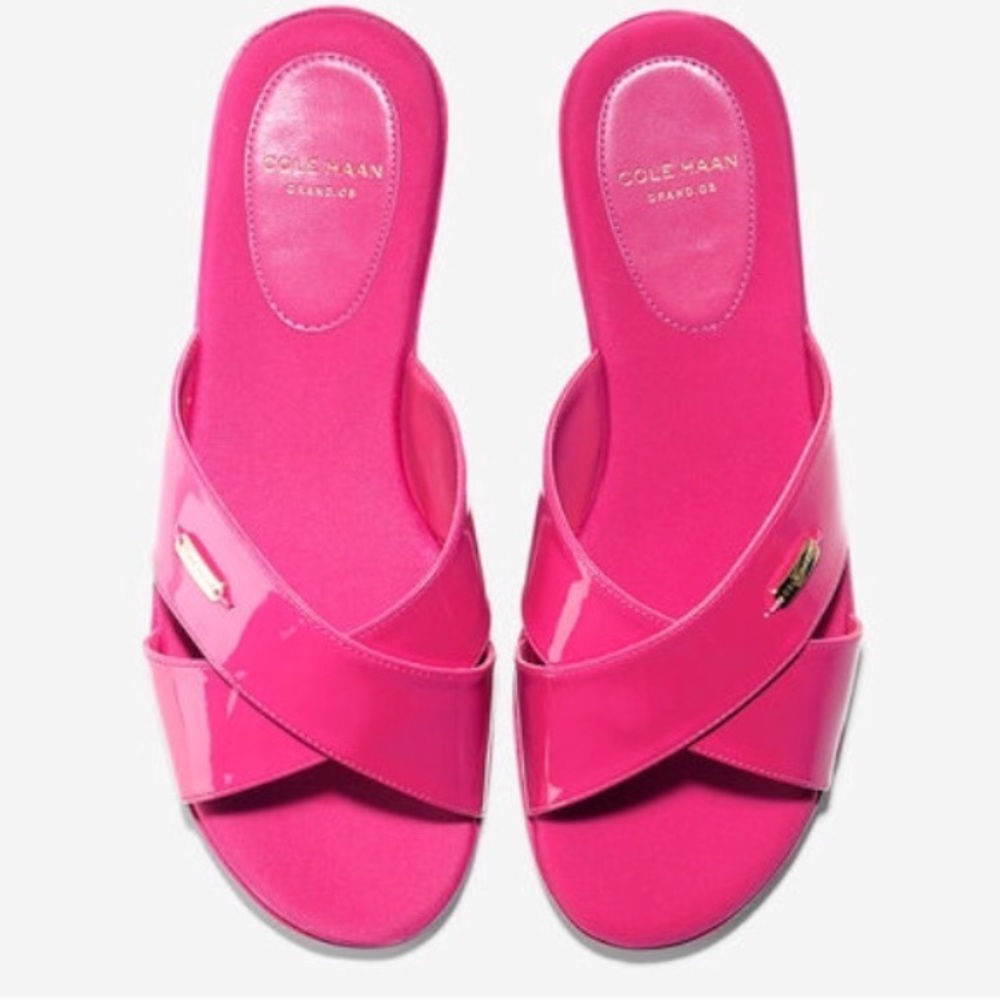 SOLD: ✨NWT! Cole Haan” Grand Pink Slip Sandals
